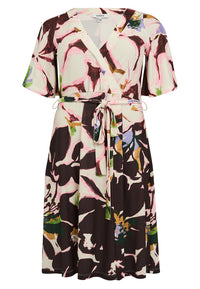 Wrap dress ELODEA - dark red - #5