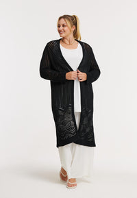 Cardigan Ajour - black - #4