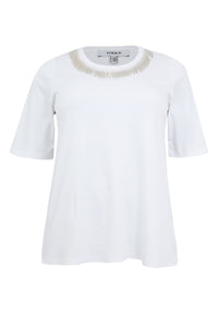 T-shirt GLASSBEADS - white - #4
