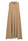 Dress swing LINEN - light brown - #2