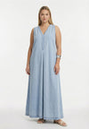 Dress Swing INDIGO - light blue