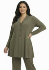 Blazer A-line UNI DOLCE - light green - #2
