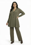 Blazer A-line UNI DOLCE - light green - #1