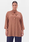 Tuniek fishbone - mid brown