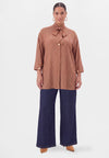 Tuniek fishbone - mid brown
