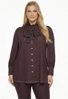 Tuniek denim dolce brown - bruin