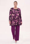 Tuniek wide bottom ciclamy - Paars