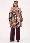Tuniek wide bottom aquarello - multi