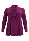 Tunic flare UNI DOLCE - purple 