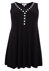 Singlet wide bottom UNI DOLCE - black - #3