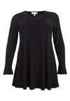 Tunic wide bottom UNI DOLCE - black - #3