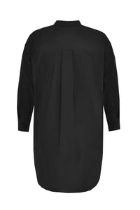 Tunic blouse cotton - black - #3