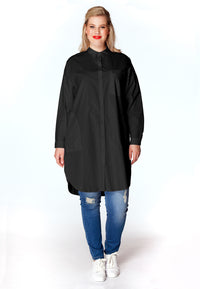 Tunic blouse cotton - black - #2