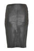 Skirt fake leather binding - black  - #4