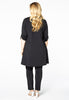 Blouse long roll sleeve COCO - black  - #3