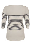 Shirt flare heart print - white - #3