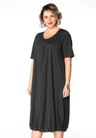 Dress pleated COCO - black - #1