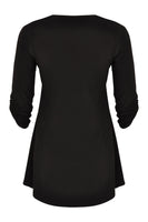 Shirt wide bot puckered DOLCE - black  - #3