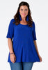 Tunic flare big strass DOLCE - blue