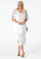 Tunic flare LACE - white  - #2