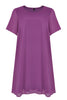 Dress A-line Voile - purple 