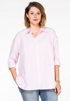 Blouse big stripe - pink - #1