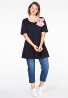 Tunic flare scarf flamingo - blue - #2