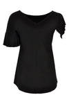 Tunic flare asym frill DOLCE - black - #3