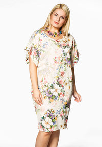Dress string neck KIKI - white - #1