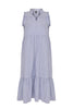 Dress ruffled STRIPE - blue - #3