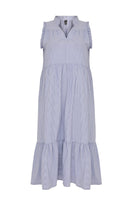 Dress ruffled STRIPE - blue - #3