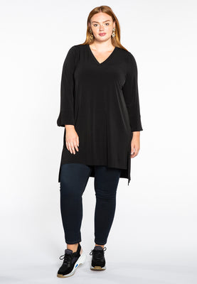 Tunic double v-neck DOLCE - black  - #2