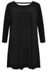 Tunic puckered shoulders DOLCE - black  - #4