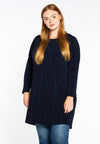 Tunic puckered shoulders dolce - blauw
