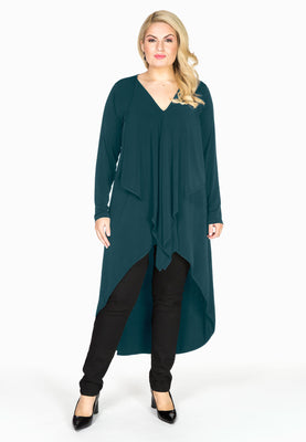 Tunic pointy layer DOLCE - green  - #2