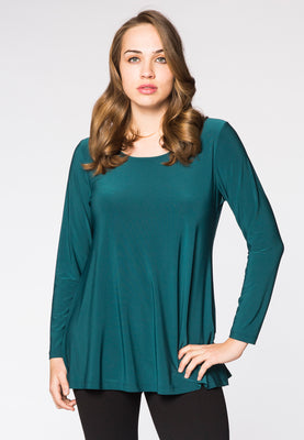 Shirt flare long sl DOLCE - green  - #1