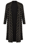 Cardigan GOLD DOTS - black - #4