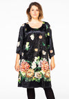 Dress wide sleeve CHRYSANT - black - #1