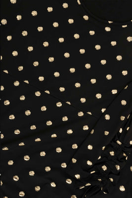 Dress GOLD DOTS - black  - #5