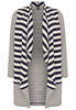 Cardigan STRIPE MIX - blue - #4