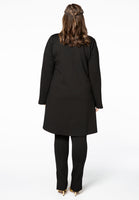 Cardi-jacket button INTERLOCK - black - #3