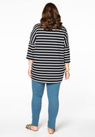 Shirt wide BRETON PEARLS - blue - #3