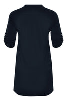 Tunic grandad collar DOLCE - blue - #3