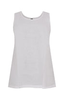 Singlet LINEN - white  - #4