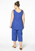 Singlet LINEN - blue - #3