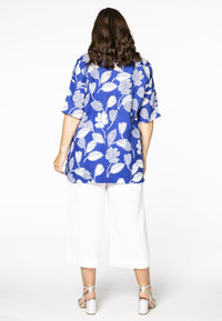 Blouse wide TULIP - blue - #3