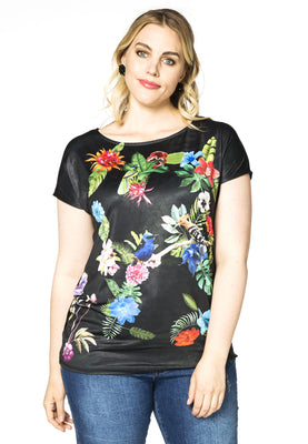 Shirt TROPIC - black  - #1