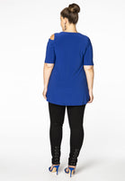 Tunic flare asymmetric DOLCE - blue - #3