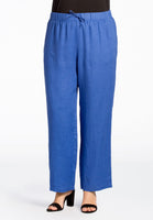 Trousers long LINEN - light blue - #1