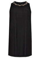 Dress plissé VOILE - black  - #4